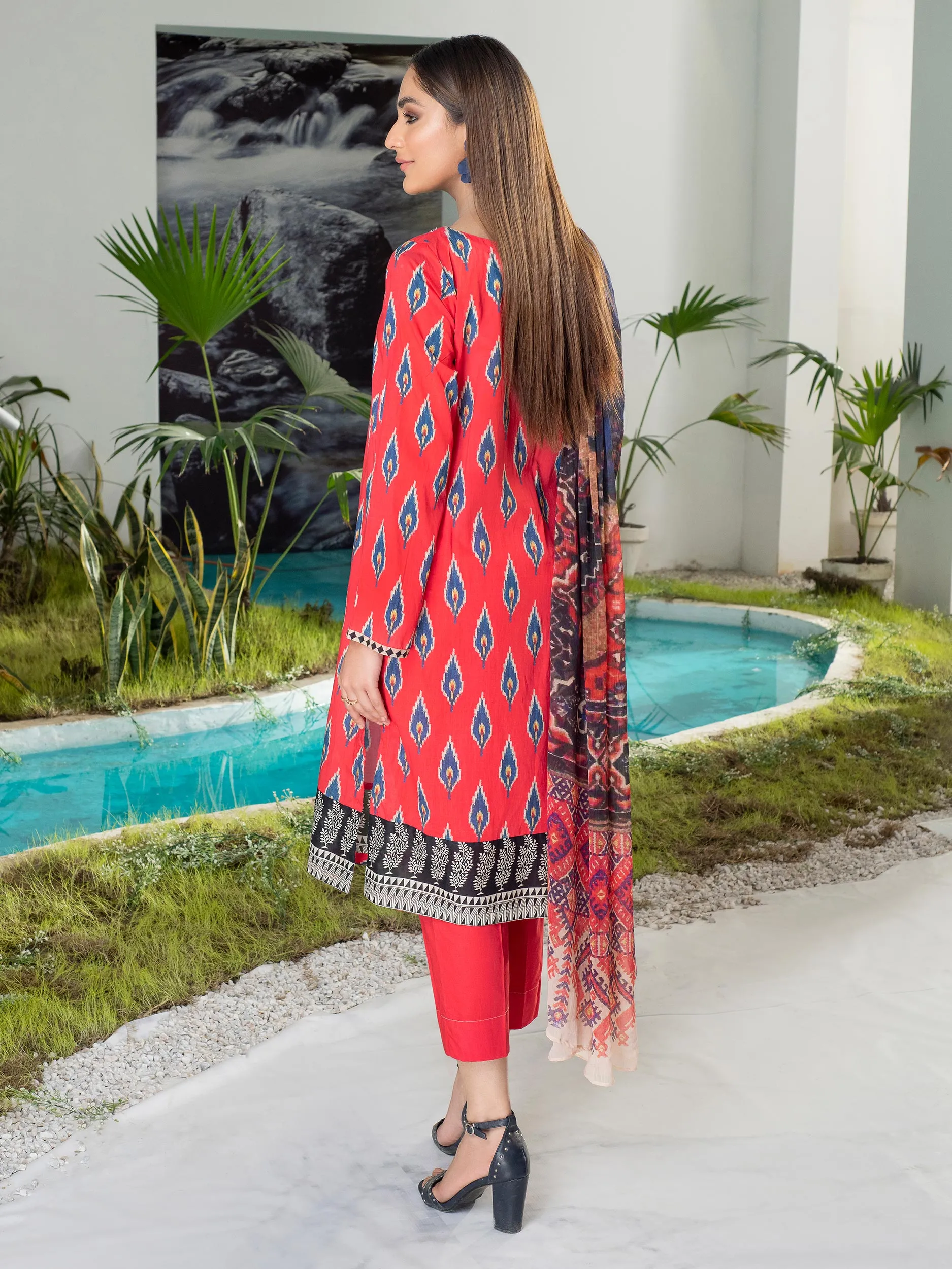 2 Piece Lawn Suit-Embroidered (Unstitched)