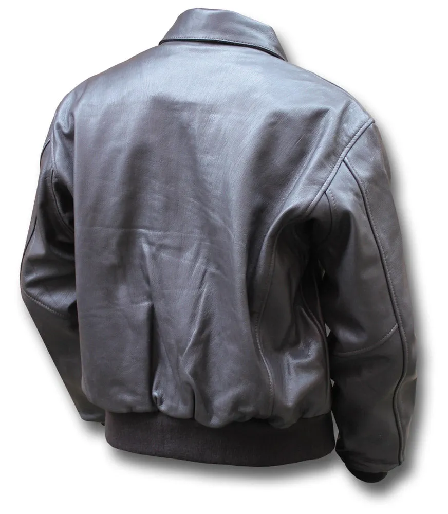 A2 USAAF LEATHER JACKET WITH SIDE POCKETS