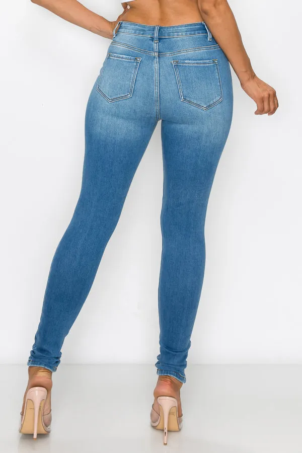 Amelie - High Rise Destructed Skinny