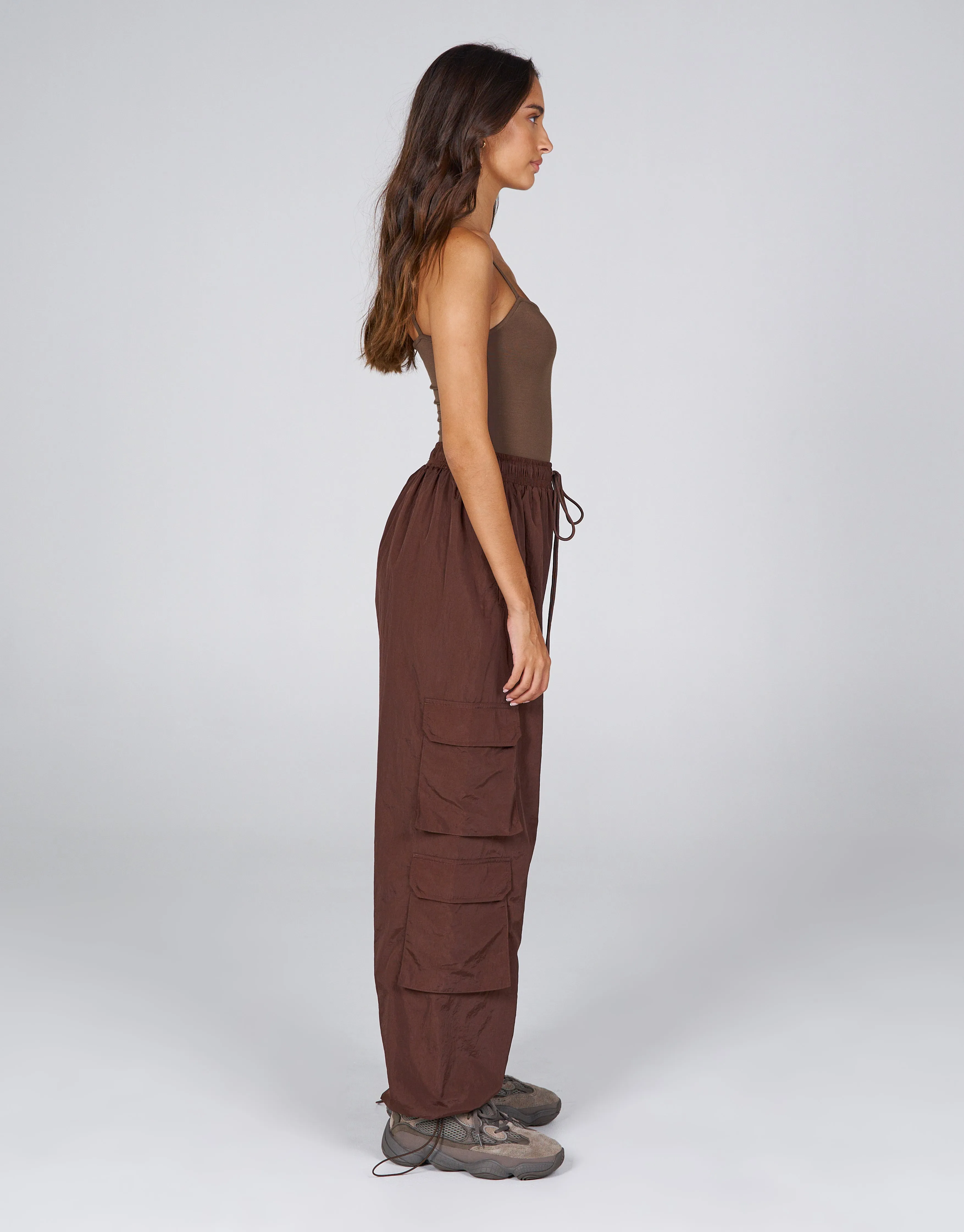 AW Crete Parachute Pants- Tuscan (Brown)