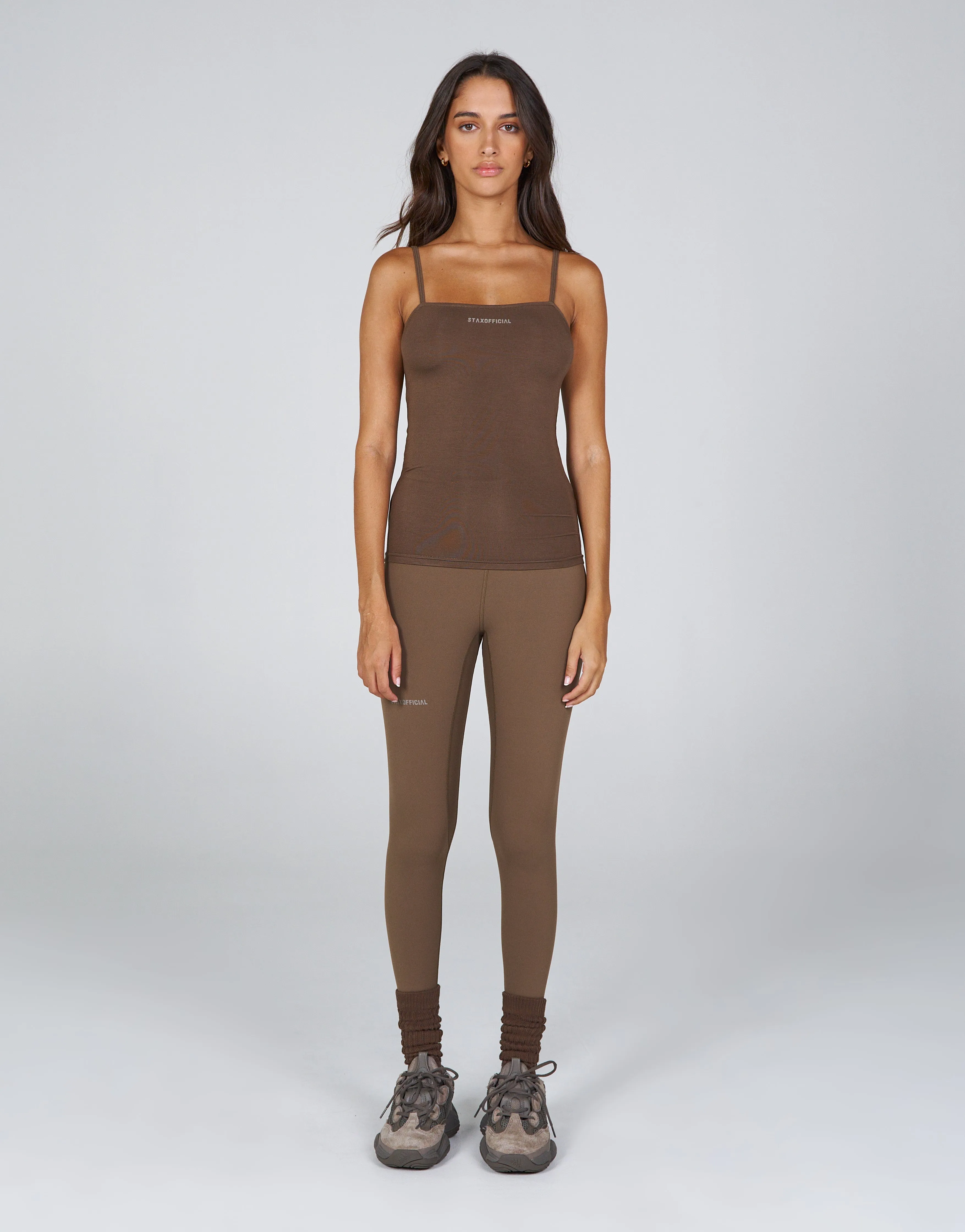 AW Sahara Singlet - Tuscan (Brown)