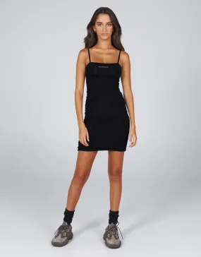 AW Springs Midi Dress- Storm (black)