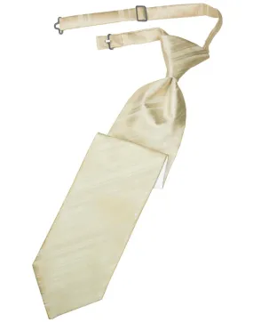 Bamboo Striped Satin Kids Necktie