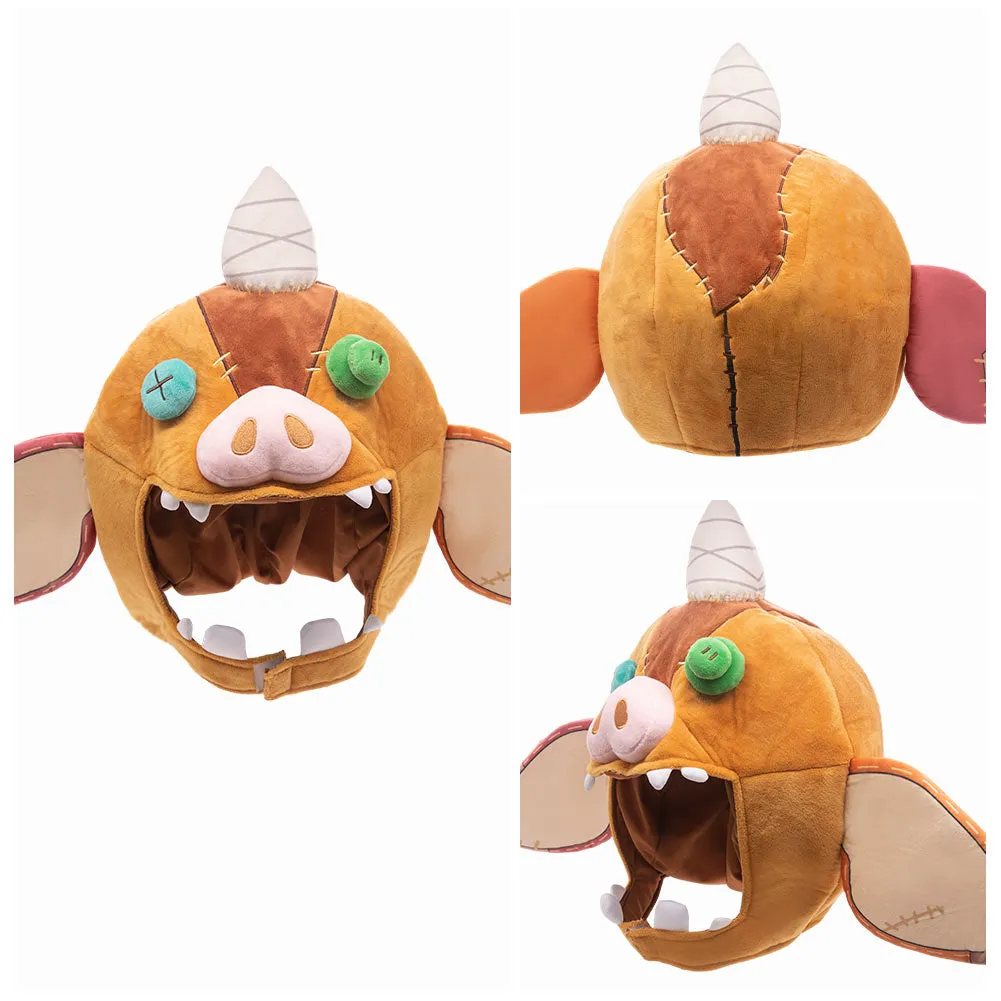 Bokoblin Cosplay Hat  Plush Cap Headgear Halloween Carnival Costume Accessories Gifts