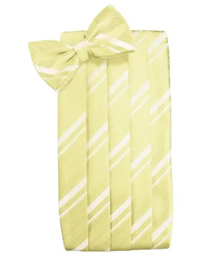 Canary Kids Striped Satin Cummerbund