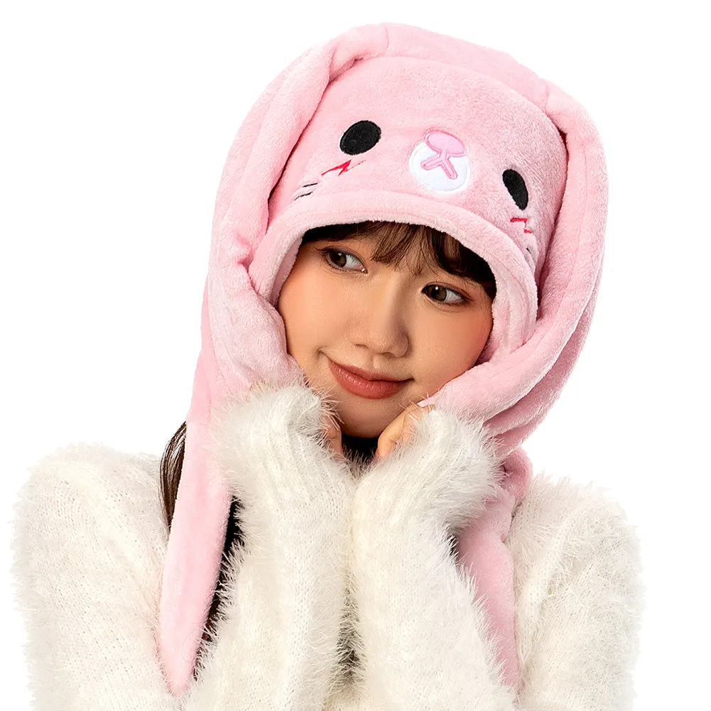 Cartoon Animal Rabbit Cosplay Plush Cap Winter Hat Birthday Gifts