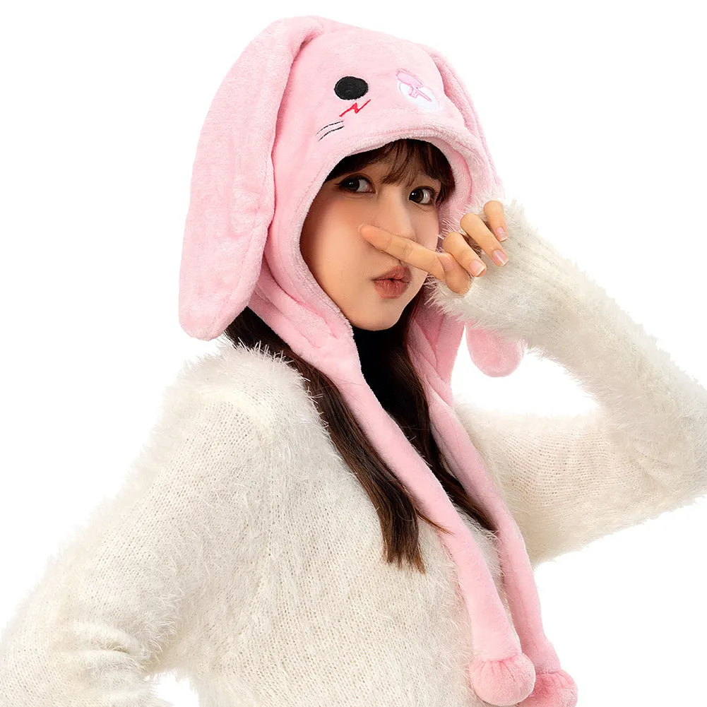 Cartoon Animal Rabbit Cosplay Plush Cap Winter Hat Birthday Gifts