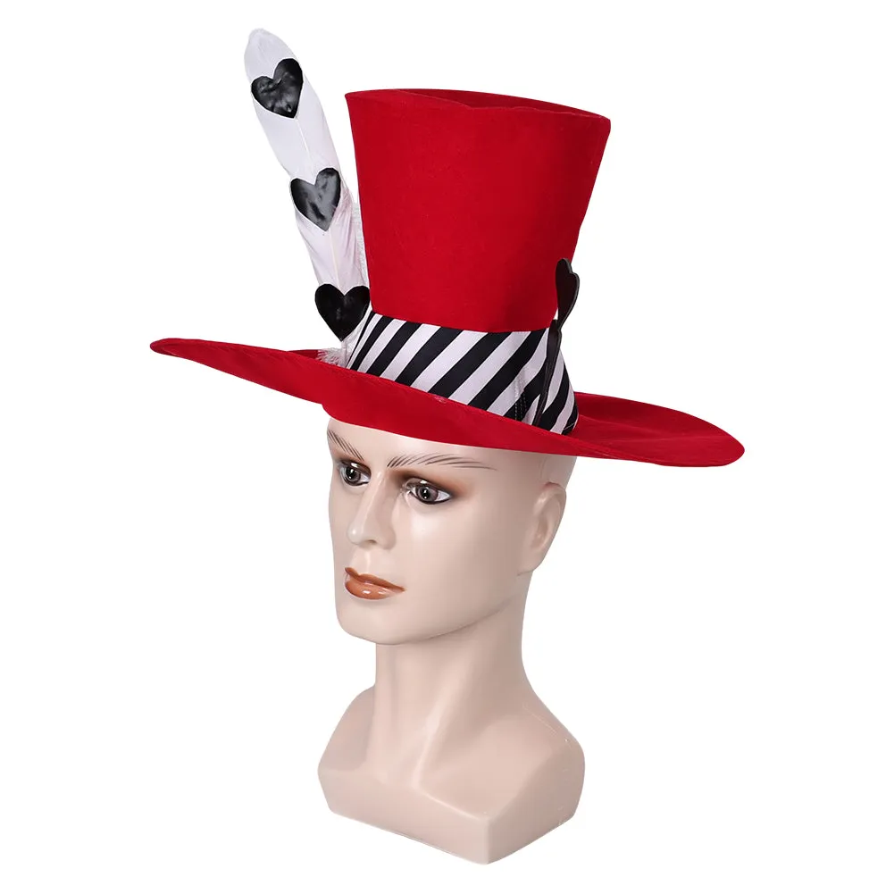 Cosplay Hat Cap Halloween Carnival Costume Accessories Valentino hat Hazbin Hotel