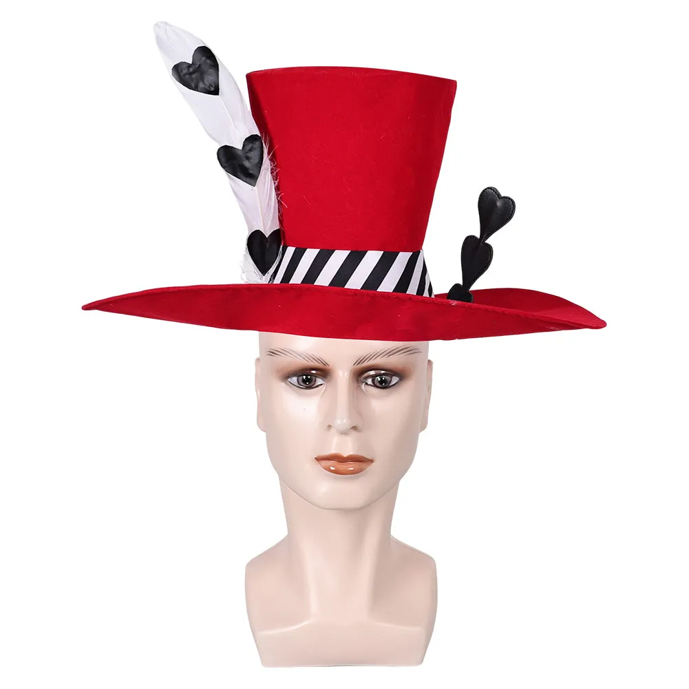 Cosplay Hat Cap Halloween Carnival Costume Accessories Valentino hat Hazbin Hotel