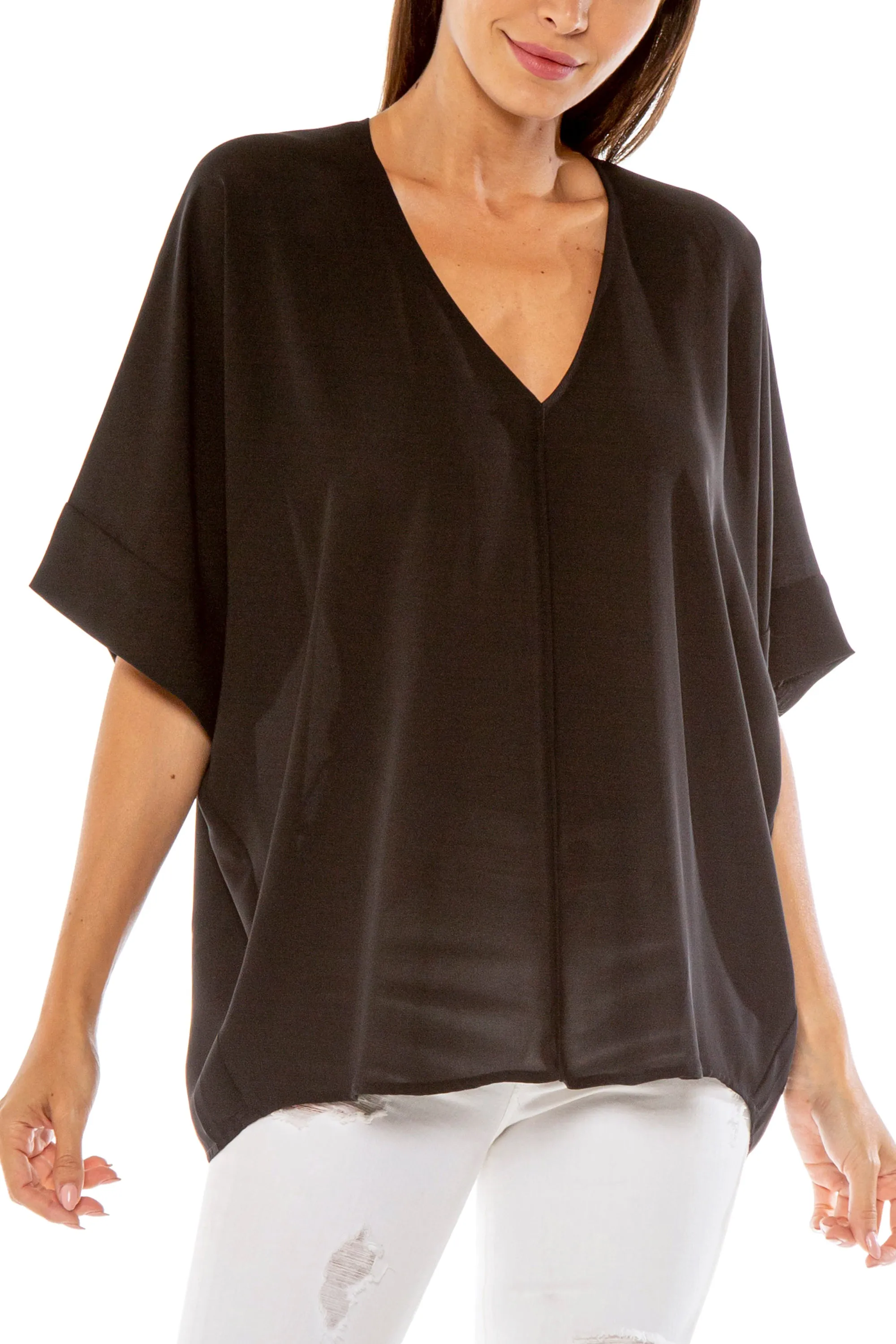 Darren V-Neck Loose Top