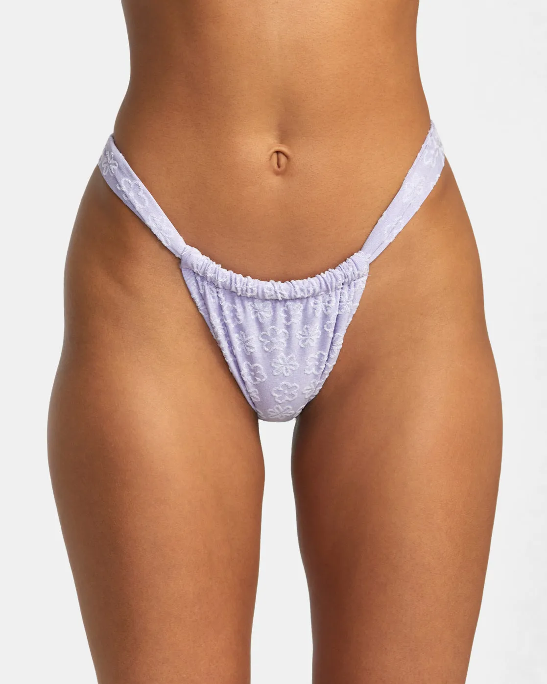 Delia Wide Slide Med Bikini Bottoms - Iris