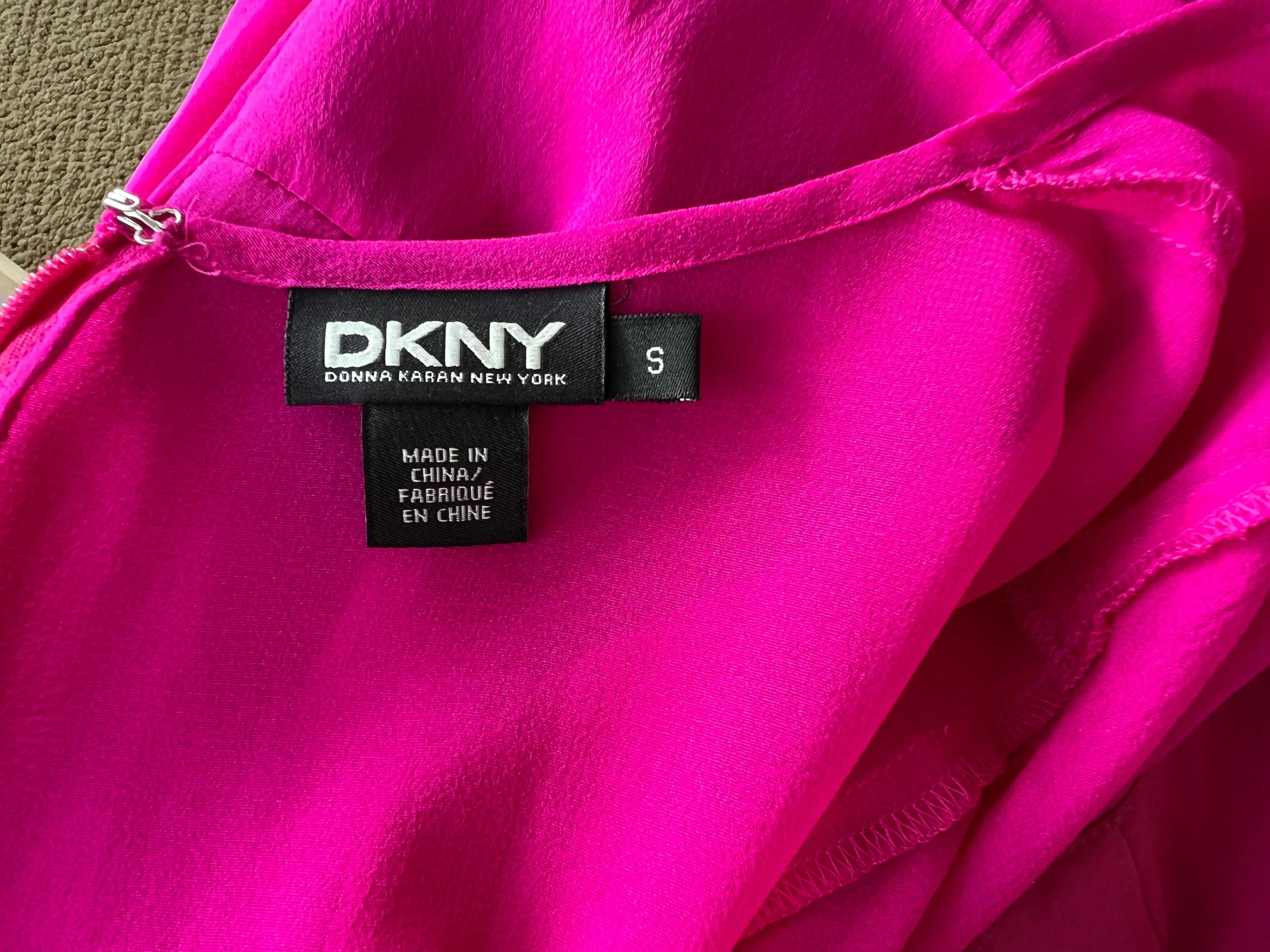 DKNY Hot Pink Dress, S