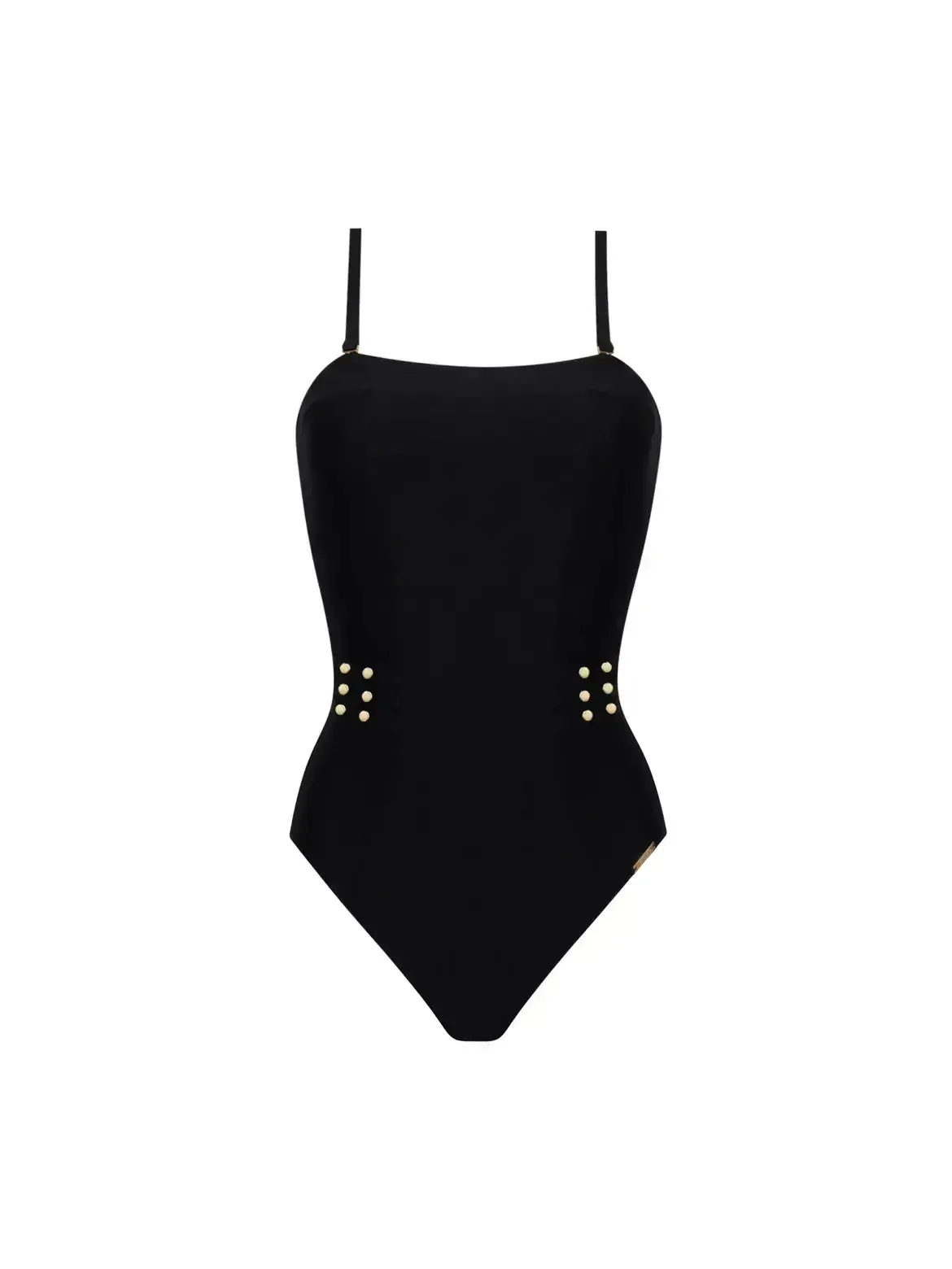 Eclat Rock One-Piece Swimsuit in Black