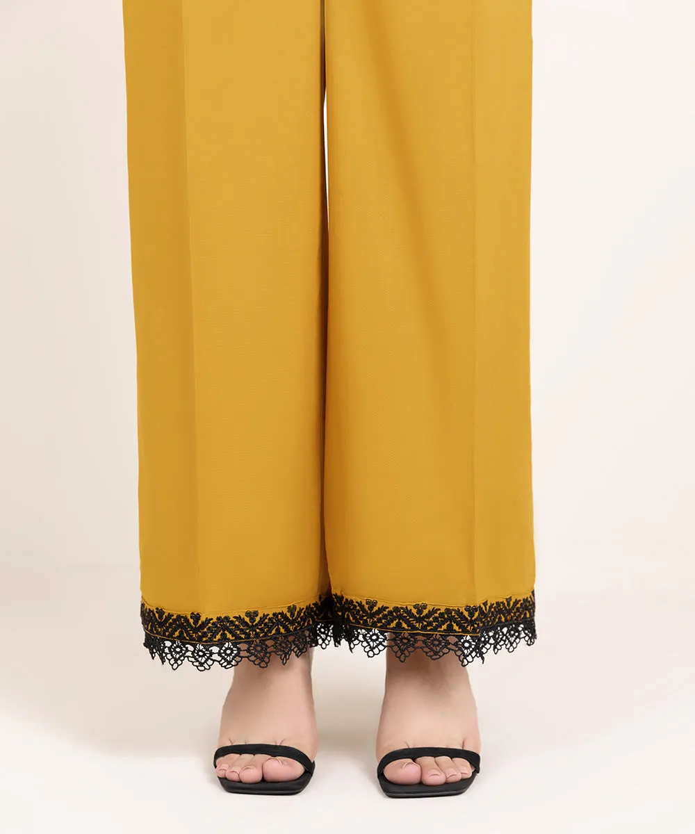 Embroidered Cambric Culottes