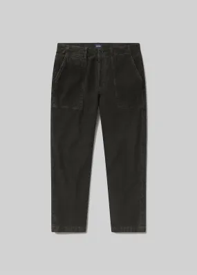 Finn Relaxed Trouser Corduroy in Field