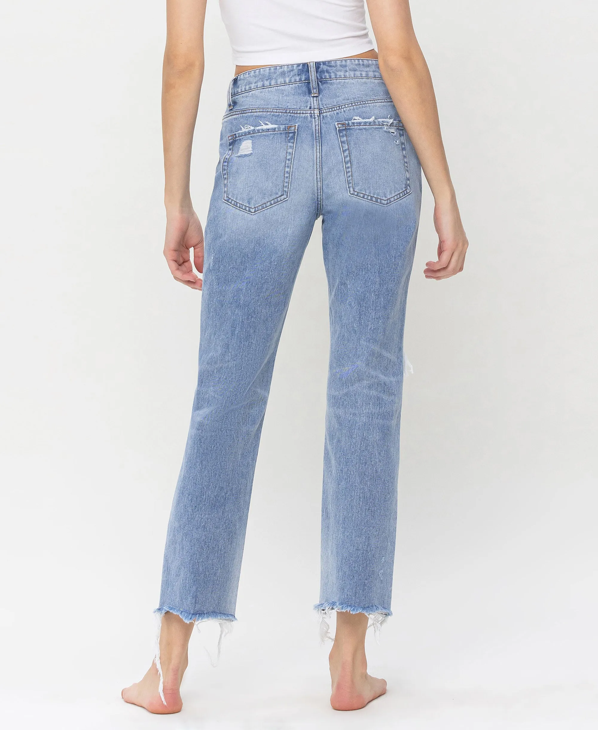 Flexible - Super High Rise Relaxed Straight Jeans