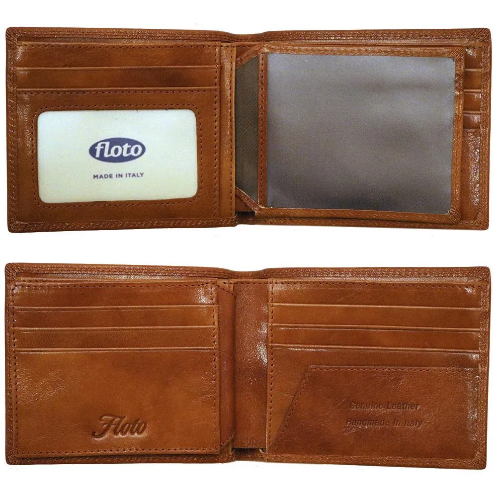 Floto Leather Roma I.D. Wallet