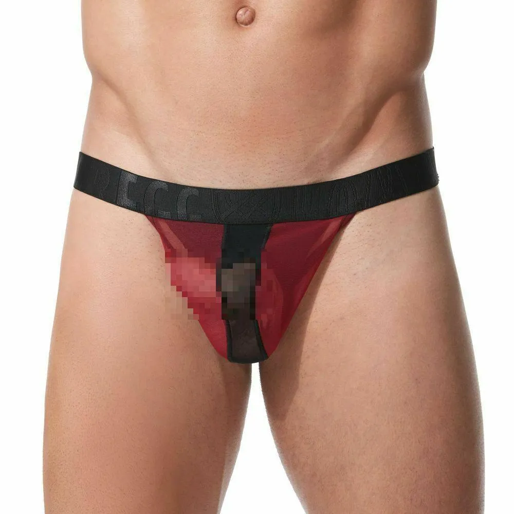 GREGG HOMME Briefs Temptation Super Mesh Unsnaps It Red 152103 108