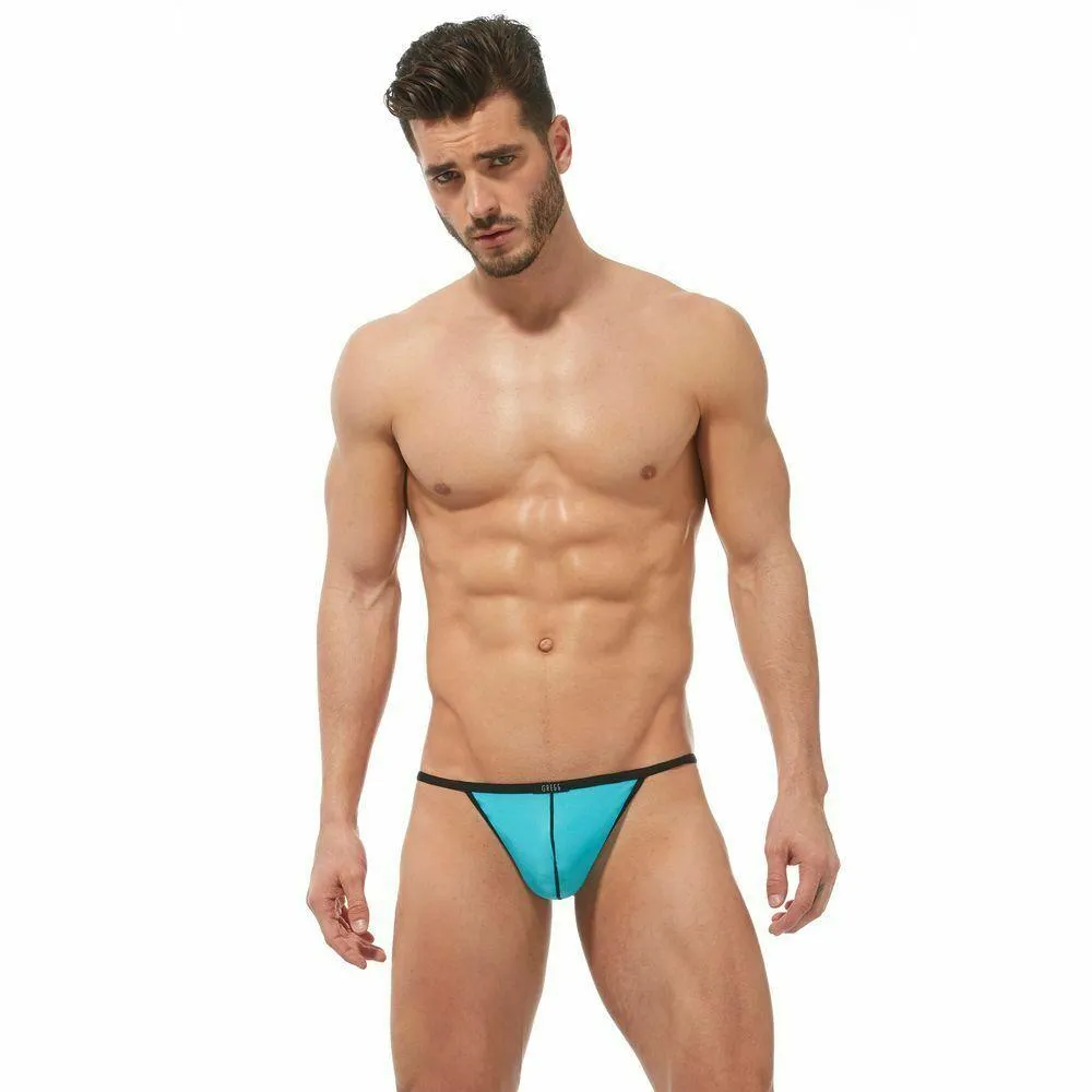 Gregg Homme G-String Torridz Hyperstretch Microfiber Light Aqua 87414 17