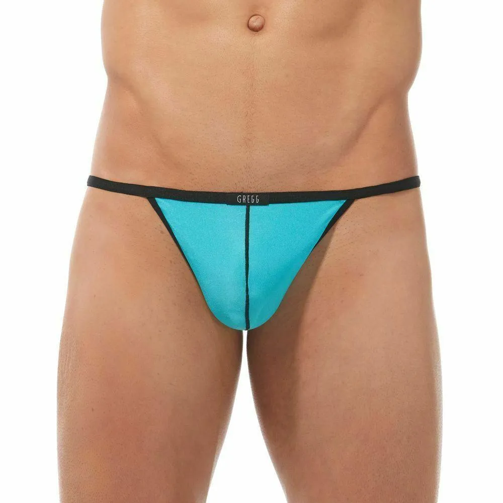 Gregg Homme G-String Torridz Hyperstretch Microfiber Light Aqua 87414 17