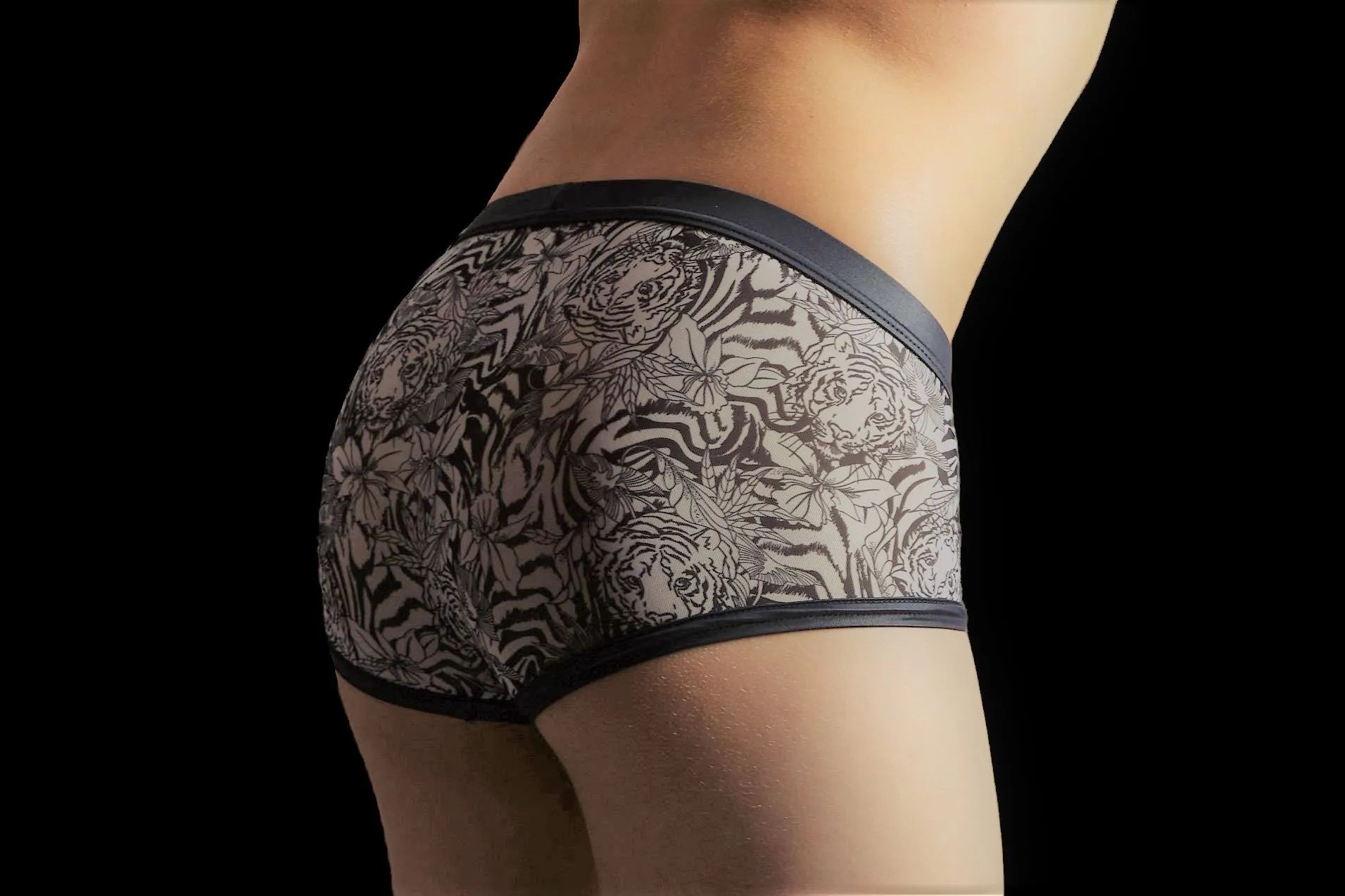 GREGG HOMME Sheer Boxer Shorty WILD LIFE Print 80100 3