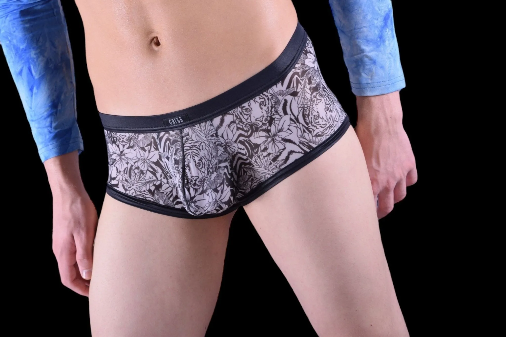 GREGG HOMME Sheer Boxer Shorty WILD LIFE Print 80100 3