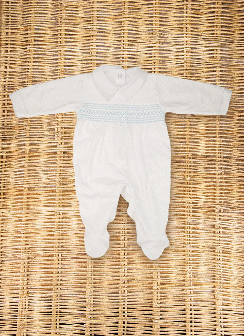 Interlock Sleepsuit Pois