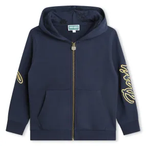 Kenzo Boys Fleeced Sweatshirt Navy