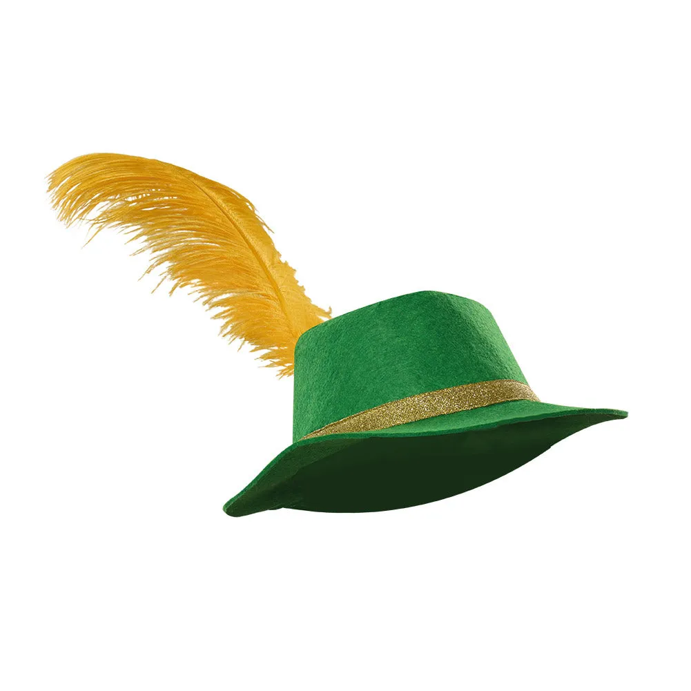 Kids Puss in Boots: The Last Wish Cosplay Hat Cap With Feather Outfits Halloween Carnival Party Costume Accessories