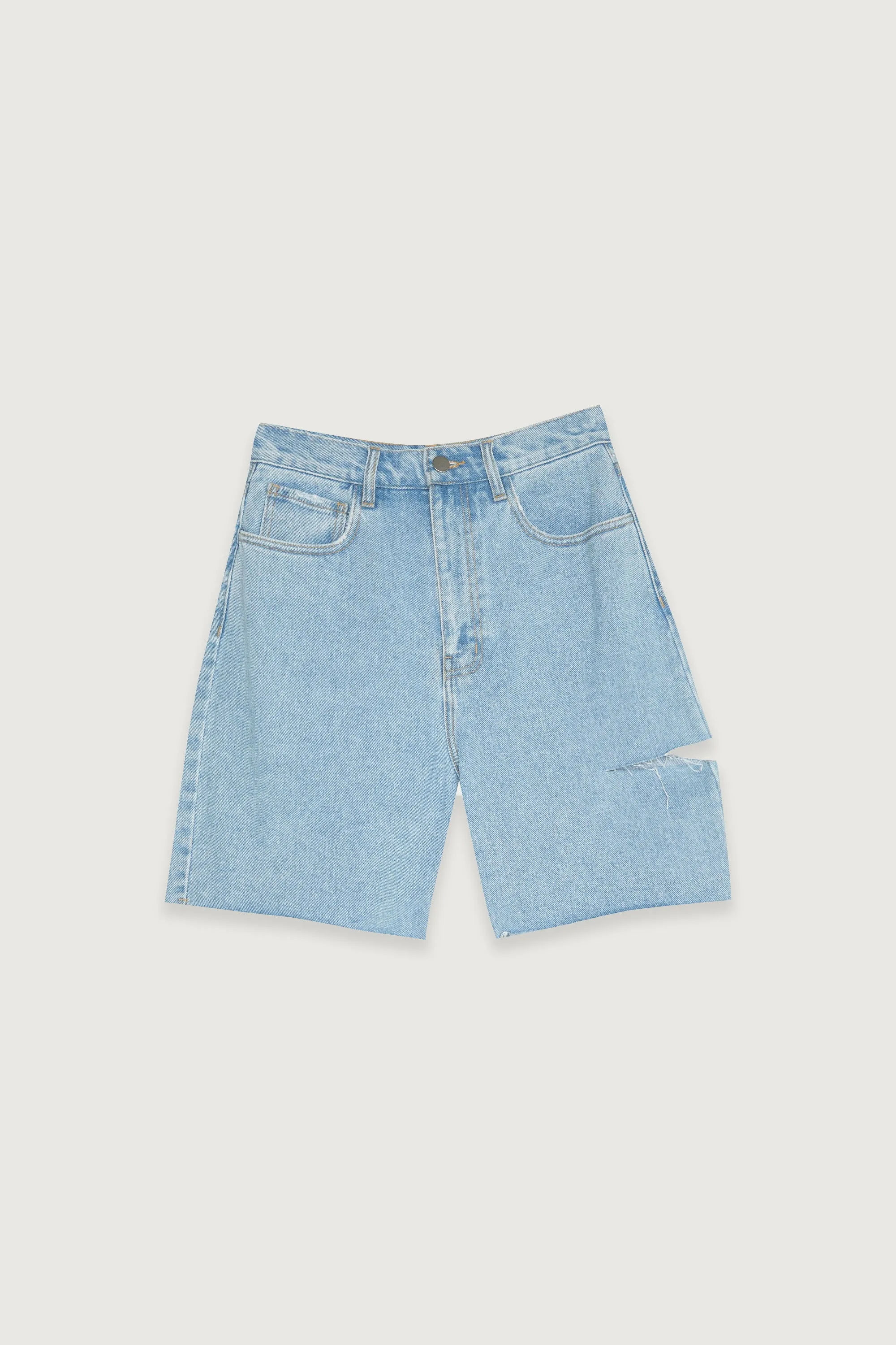 LONG DENIM SHORTS