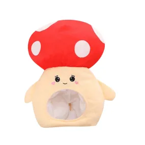 Mario cosplay Headgear Plush Hat Cap Halloween Party Costume Props Gifts