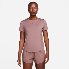 Nike Women's One Dri-FIT Classic Tee Smokey Mauve / Black