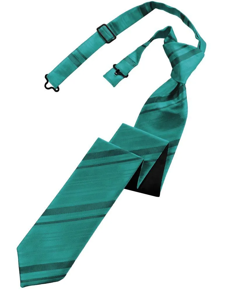 Oasis Striped Satin Skinny Necktie