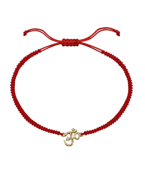 Om [RED] - 18K Gold Vermeil