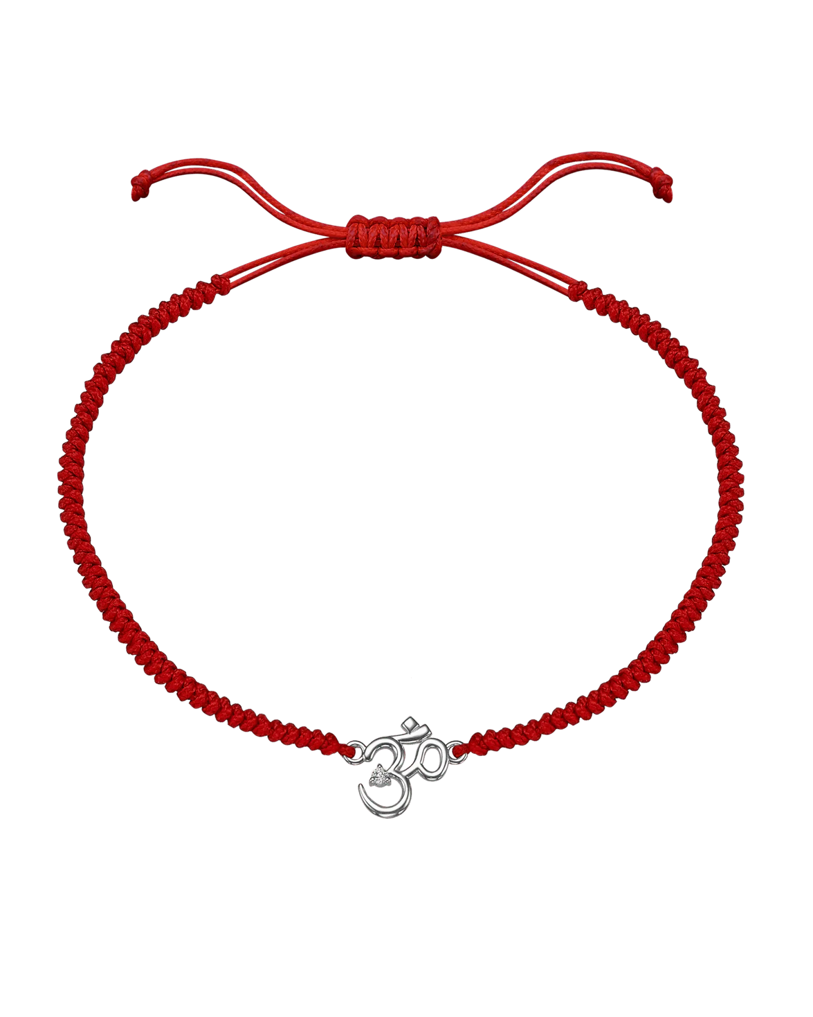 Om [RED] - 925 Sterling Silver