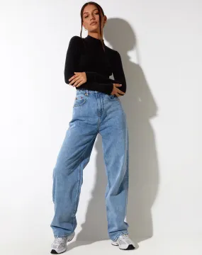 Parallel Jeans in Tonal Light Wash Blue