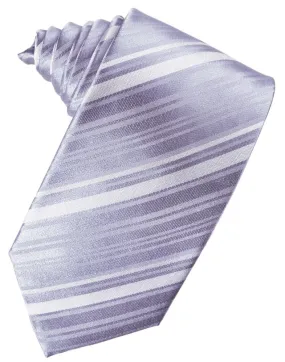 Periwinkle Striped Silk Necktie