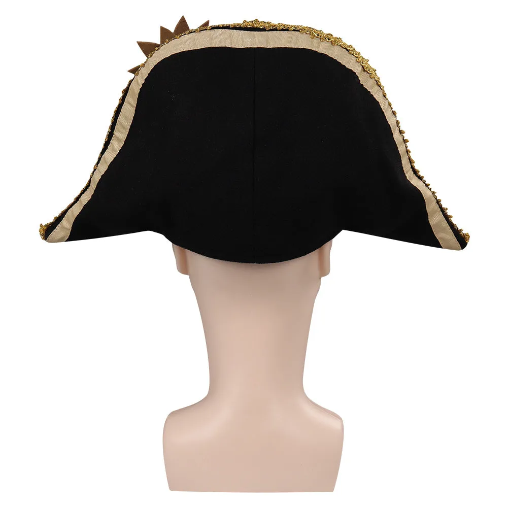 Peter Pan Wendy Captain Hook Cosplay Pirate Hat Cap Halloween Carnival Party Disguise Costume Accessories Prop