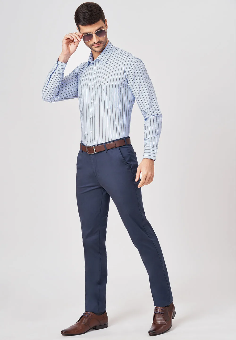 Pure Cotton Formal-Regular Fit Shirt - 43297