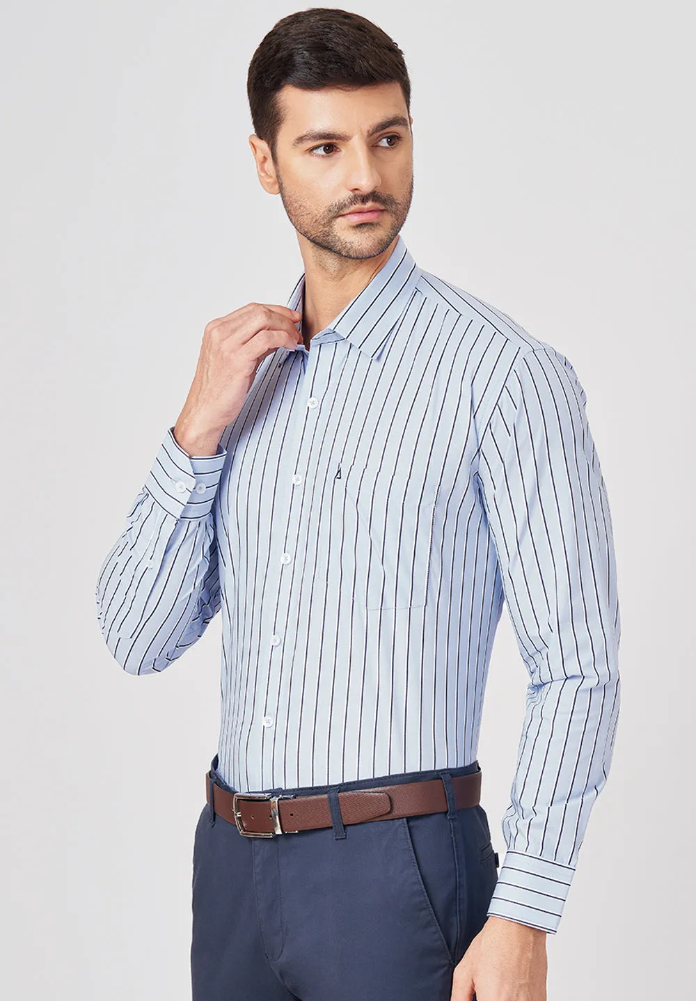 Pure Cotton Formal-Regular Fit Shirt - 43297