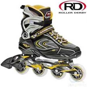 Roller Derby Aerio Q-80 In-Line Skates Grey & Yellow