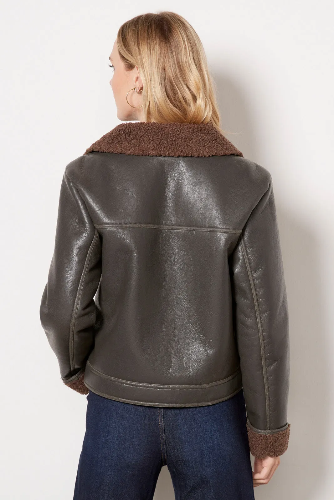 Ruthie Vegan Leather Jacket