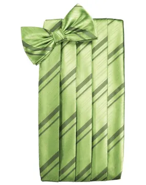 Sage Kids Striped Satin Cummerbund