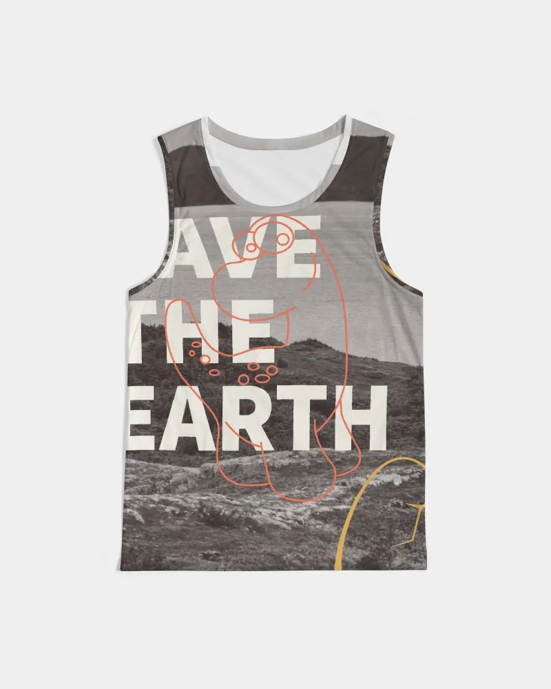 Save The World Men's Sports Tank