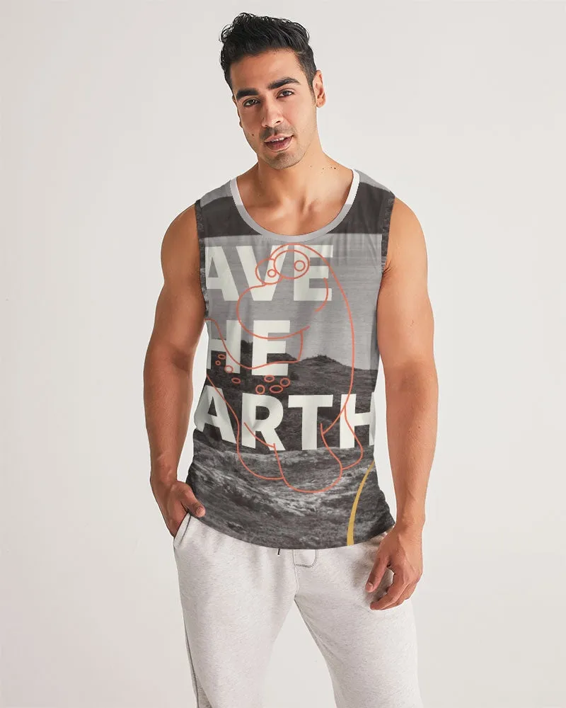 Save The World Men's Sports Tank