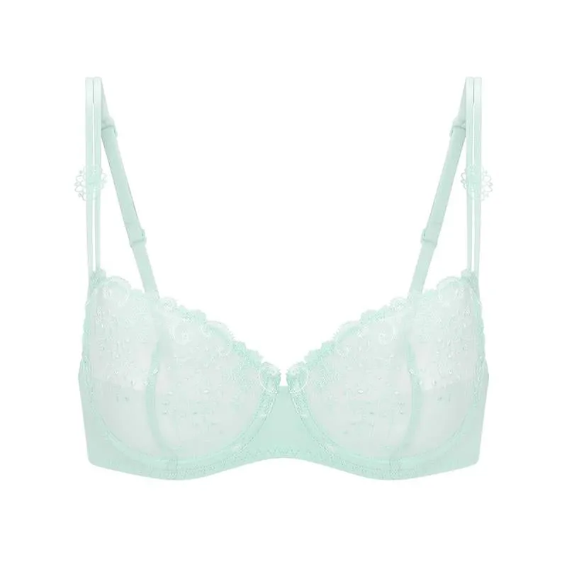 Simone Perele DELICE Sheer Demi Bra, Sea Green (12X330)