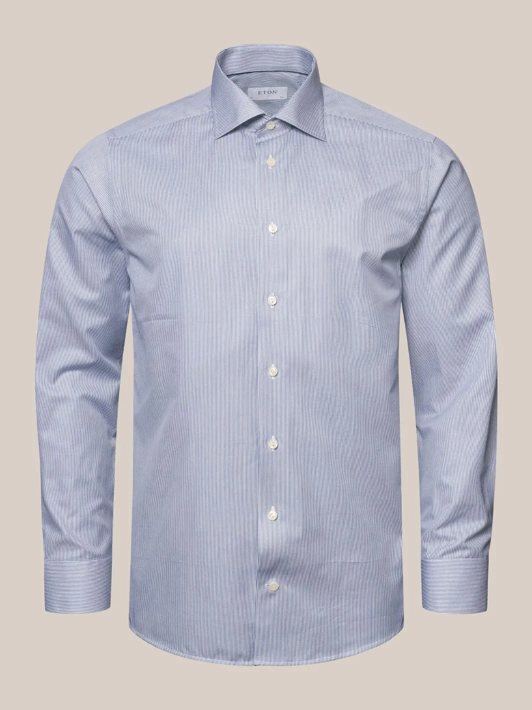 SLIM FINE STRIPED SIGNATURE TWILL SHIRT Bl