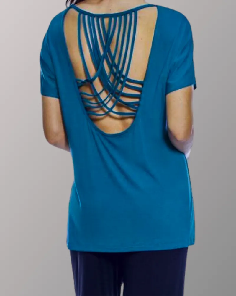 Spaghetti Strappy Open Back Top - FINAL SALE