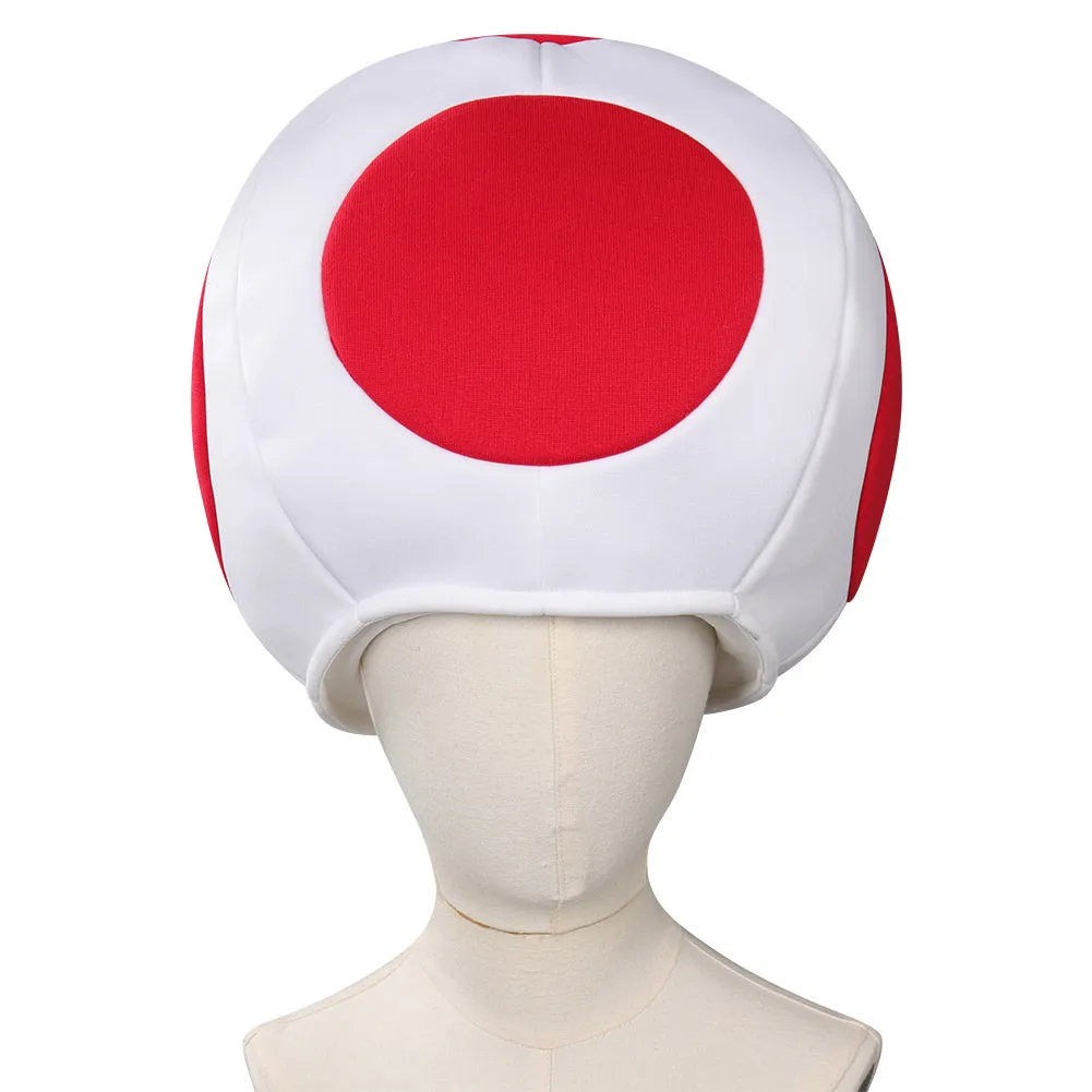 Toad Toad/KINOPIO KINOPIO Cosplay Hat Cap Fantasia Halloween Carnival Party Disguise Costume Accessories