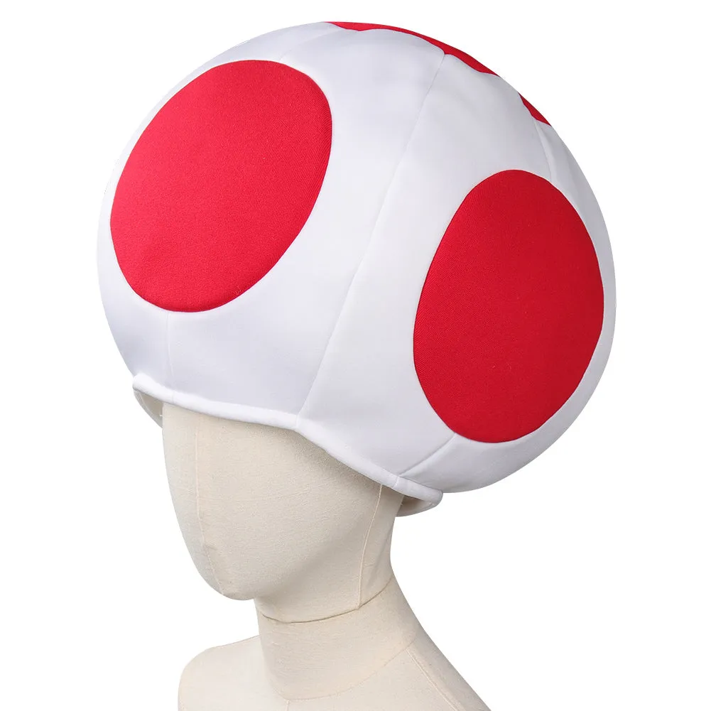 Toad Toad/KINOPIO KINOPIO Cosplay Hat Cap Fantasia Halloween Carnival Party Disguise Costume Accessories